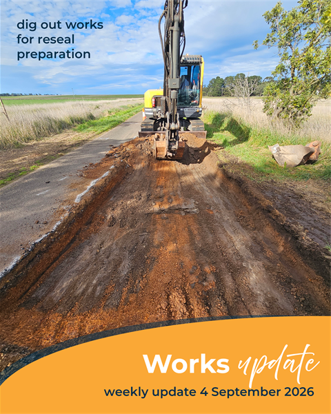 Dig out prior to reseal